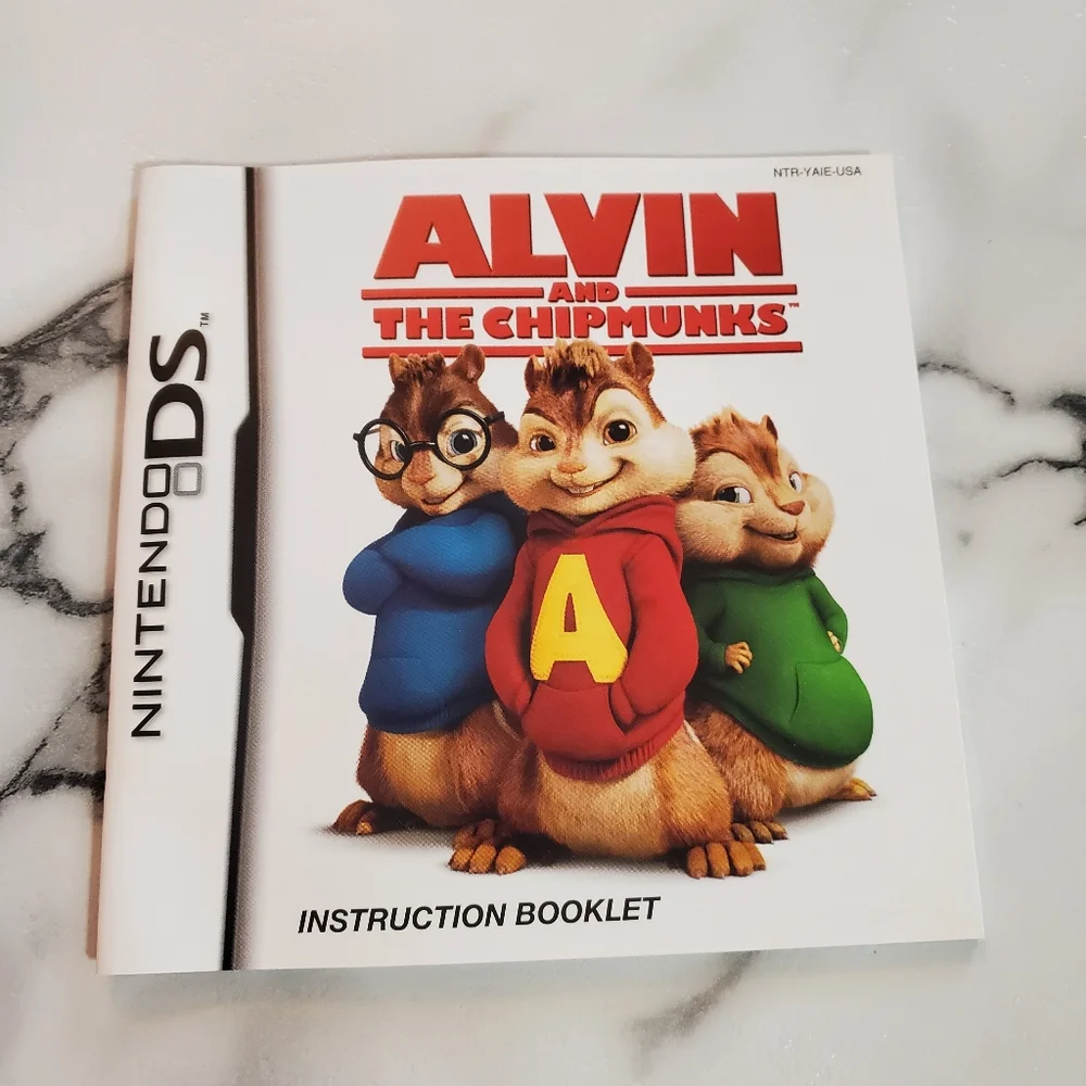 Alvin and the Chipmunks Nintendo DS Video Game  *TESTED*